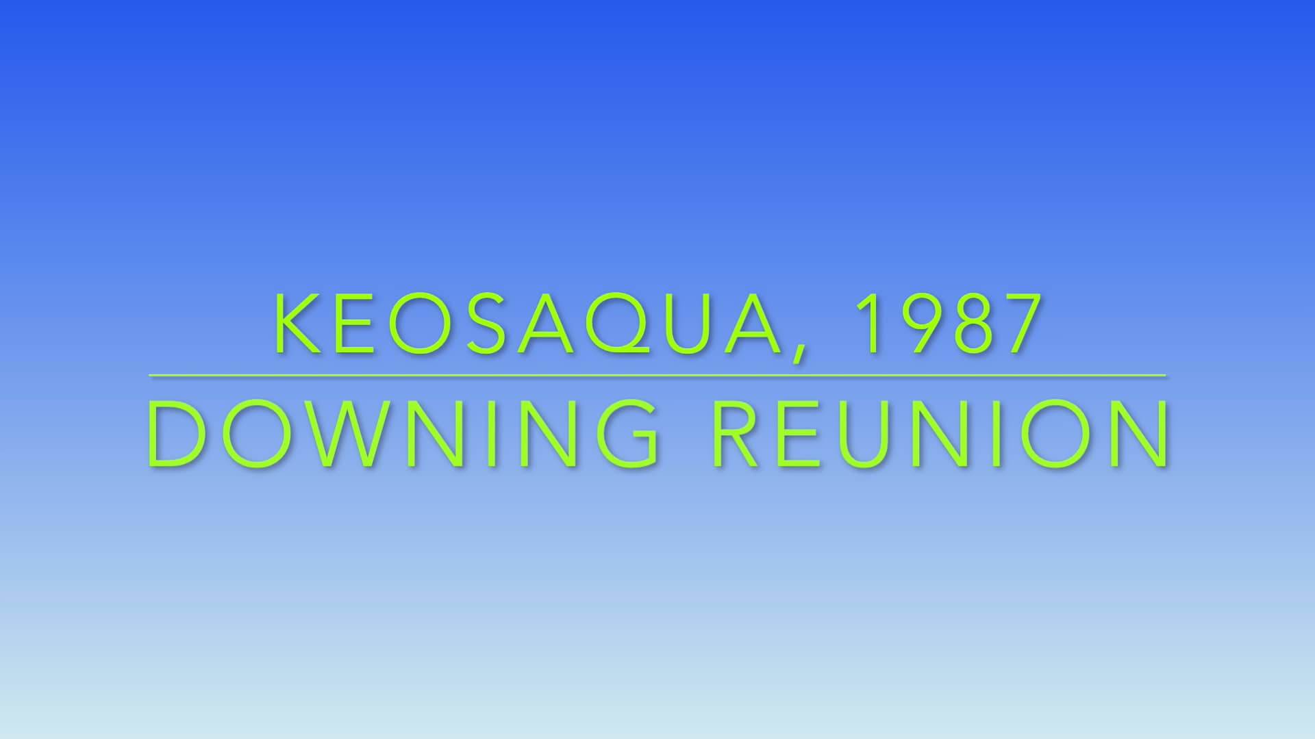 Keosauqua, 1987 on Vimeo