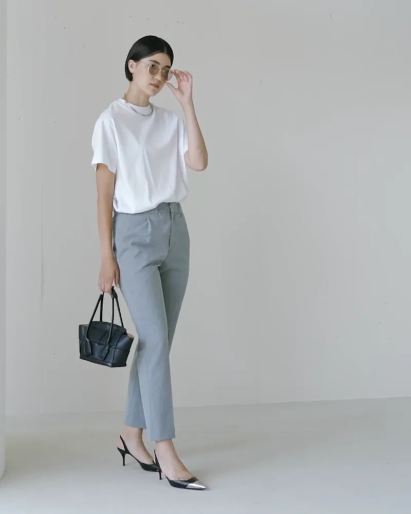 24番手オーガニックコットンTシャツ/40代50代からのレディース