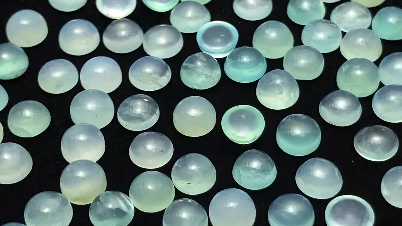 パワーストーン 天然石 ペルー産 ジェムシリカ ブルーオパール 22g