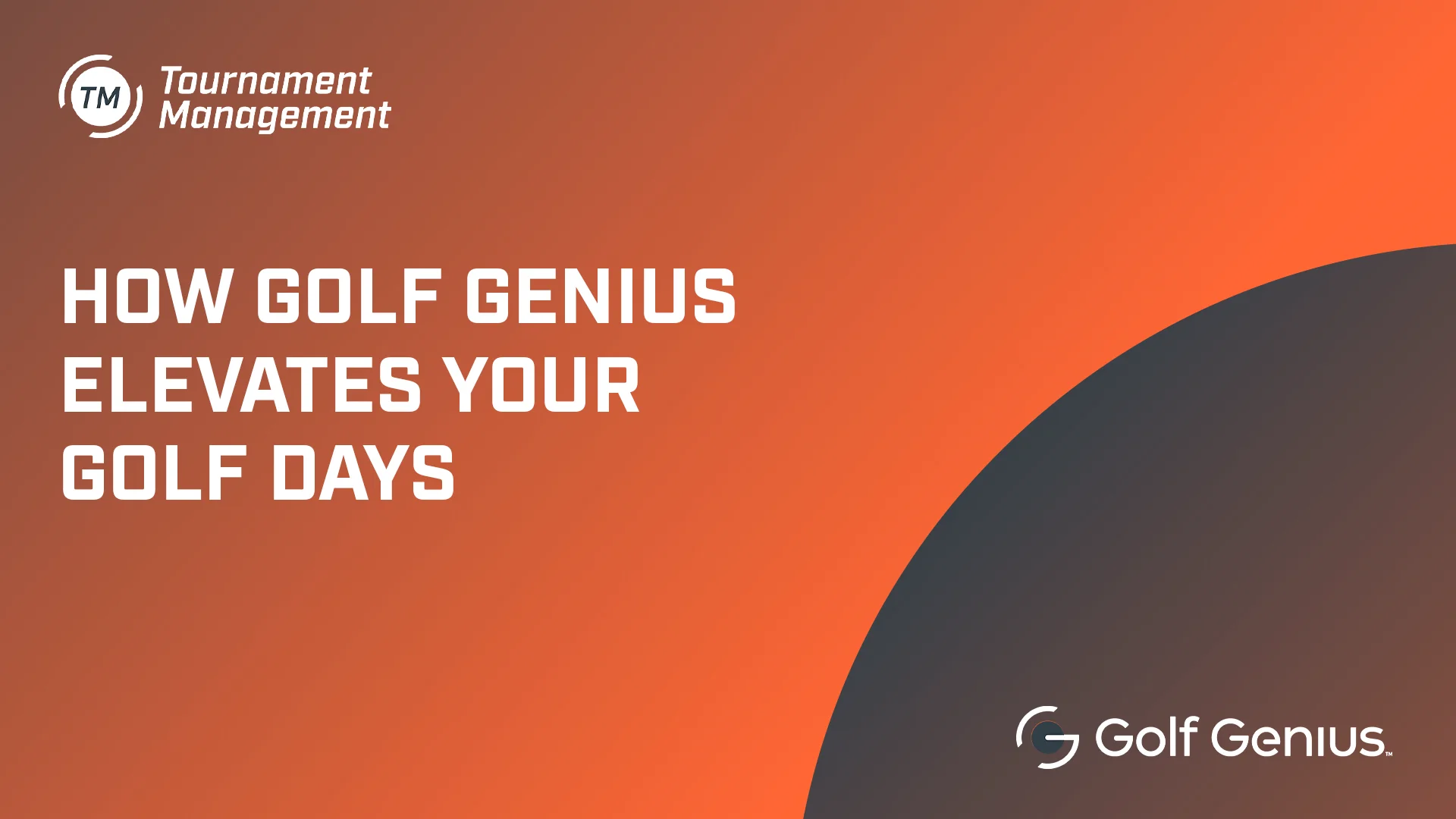 Golf Events with Golf Genius on Vimeo