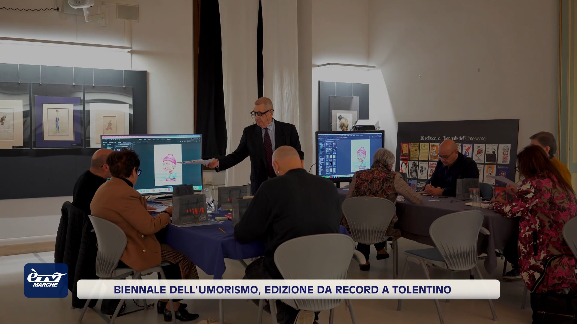 Edizione record per la Biennale dell'Umorismo di Tolentino, il 24 novembre i vincitori - VIDEO