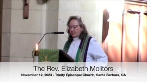 Sermon November 12, 2023 Elizabeth Molitors
