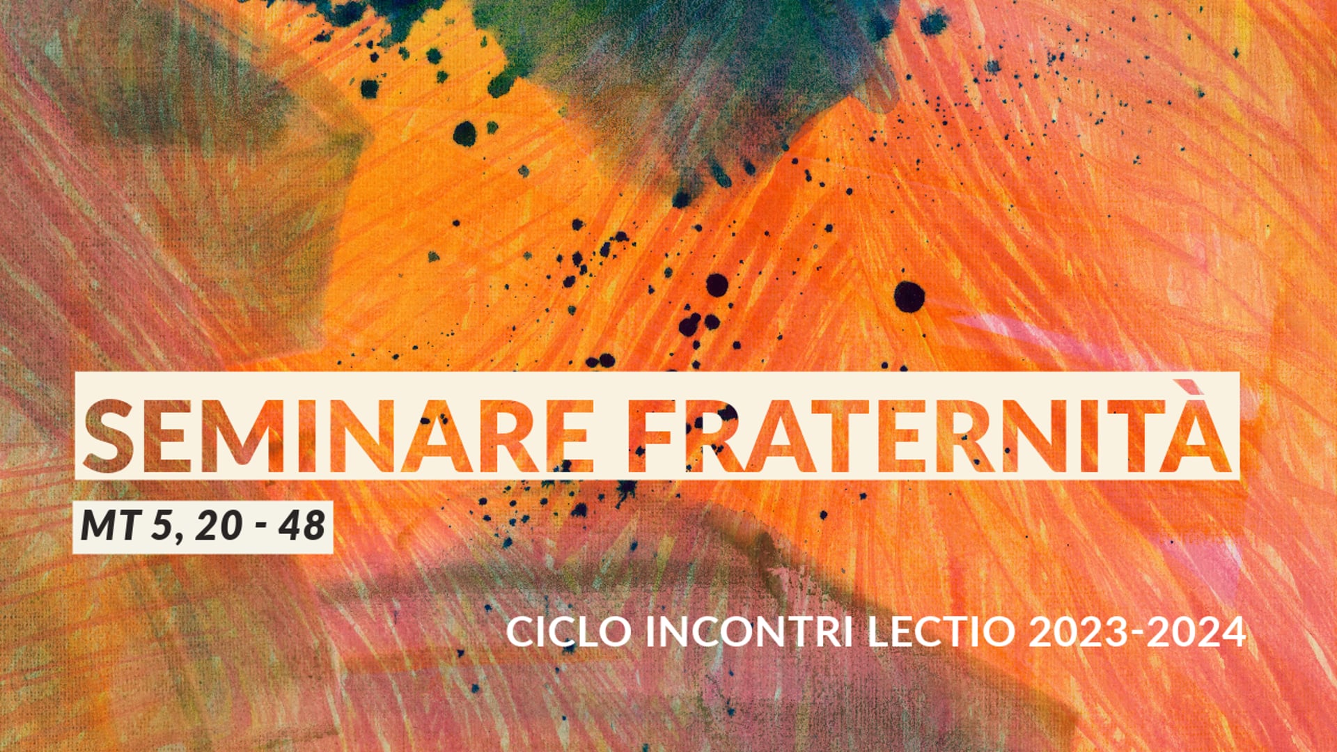 Lectio novembre 2023