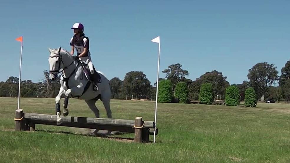 Sophie Slade riding Hugh Jackman 67 Grade 5 Pony Club Horse