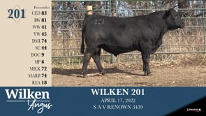 Lot #201 - WILKEN 201