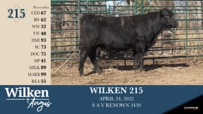 Lot #215 - WILKEN 215