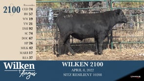 Lot #2100 - WILKEN 2100