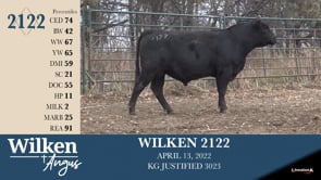Lot #2122 - WILKEN 2122