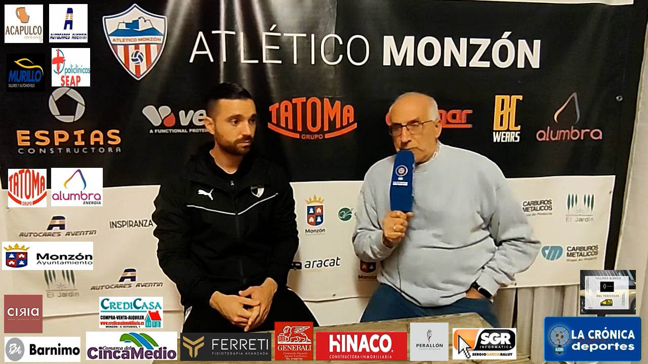 JAVIER GENOVÉS (Entrenador Ebro) At Monzón Alumbra 1-0 Ebro / J 10 / 3ª División