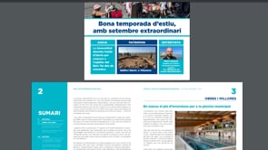 La sostenibilitat i la desestacionalització de la temporada turística copsen el nou Butlletí Municipal