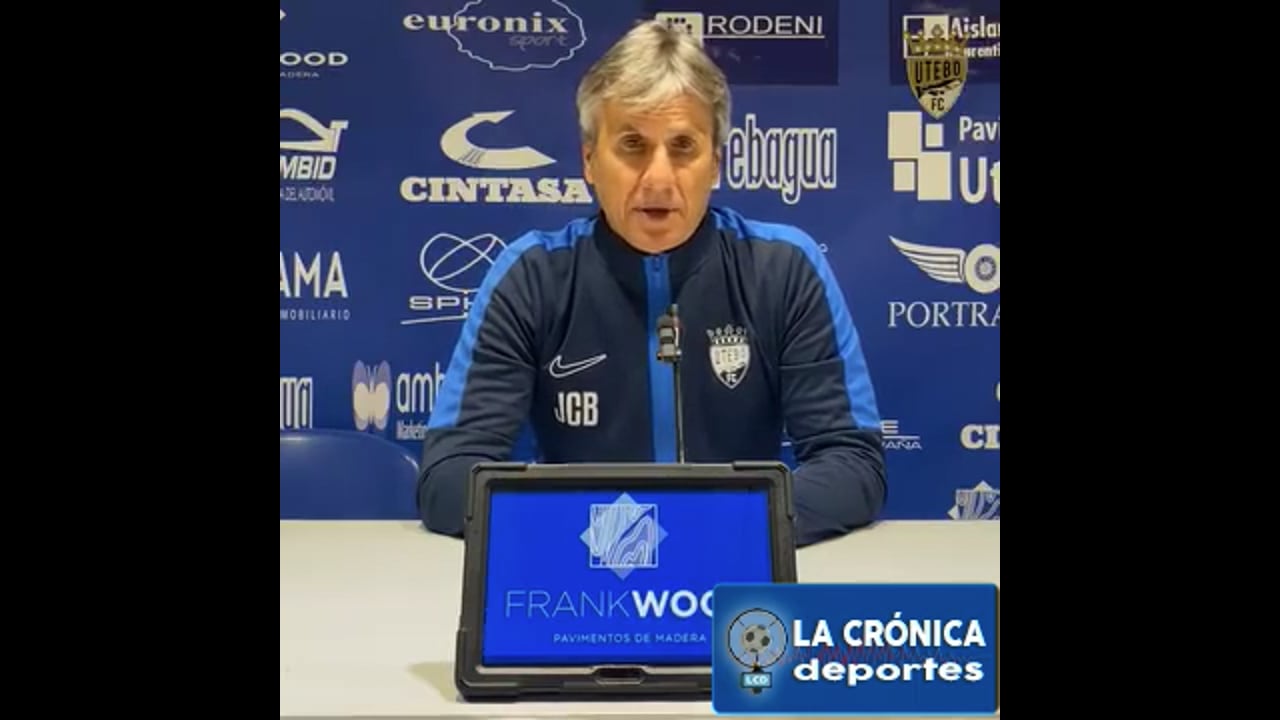 JUAN CARLOS BELTRÁN (Entrenador Utebo) Utebo FC 3-1 Real Sociedad "C" J11 - 2ª RFEF Fuente: Utebo FC