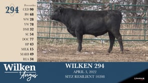 Lot #294 - WILKEN 294