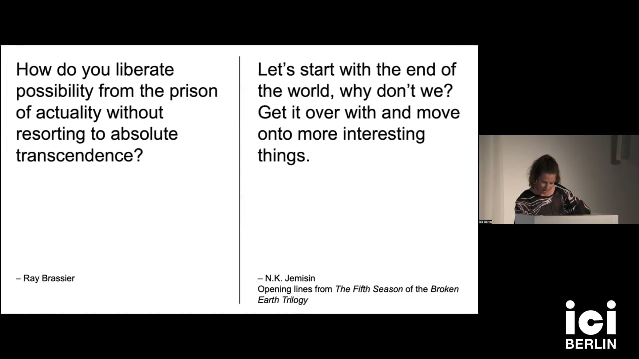 Talk by Patricia Reed