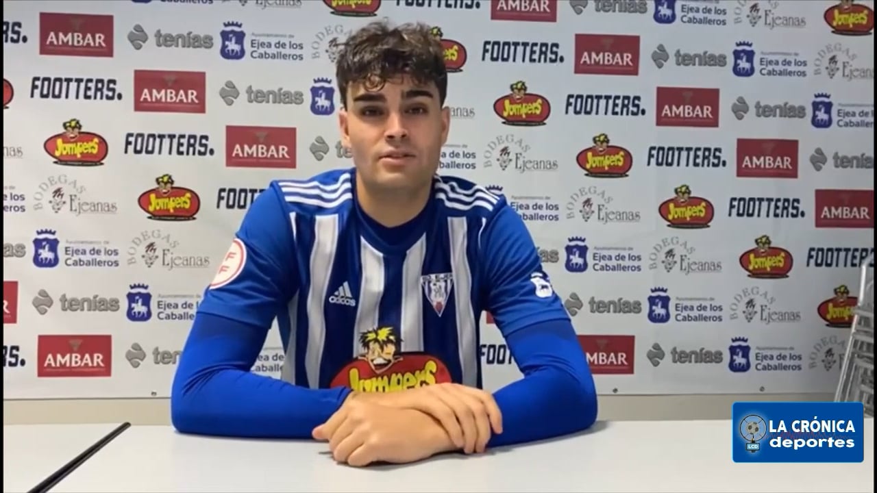 ESCOBAR (Jugador Ejea) SD Ejea 2-1 CF Épila / Jor. 10 - Tercera Rfef / Fuente: Facebook SD Ejea