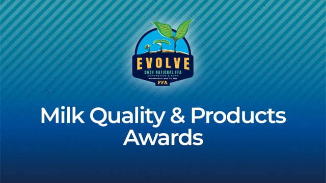 Milk Quality and Products | 2023 Awards Recognition Program