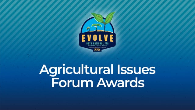 Agricultural Issues Forum | 2023 Awards Recognition Program