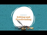 Proofreading: Introduction