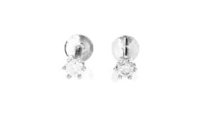 10 ct. t.w. Diamond Stud Earrings in Sterling Silver