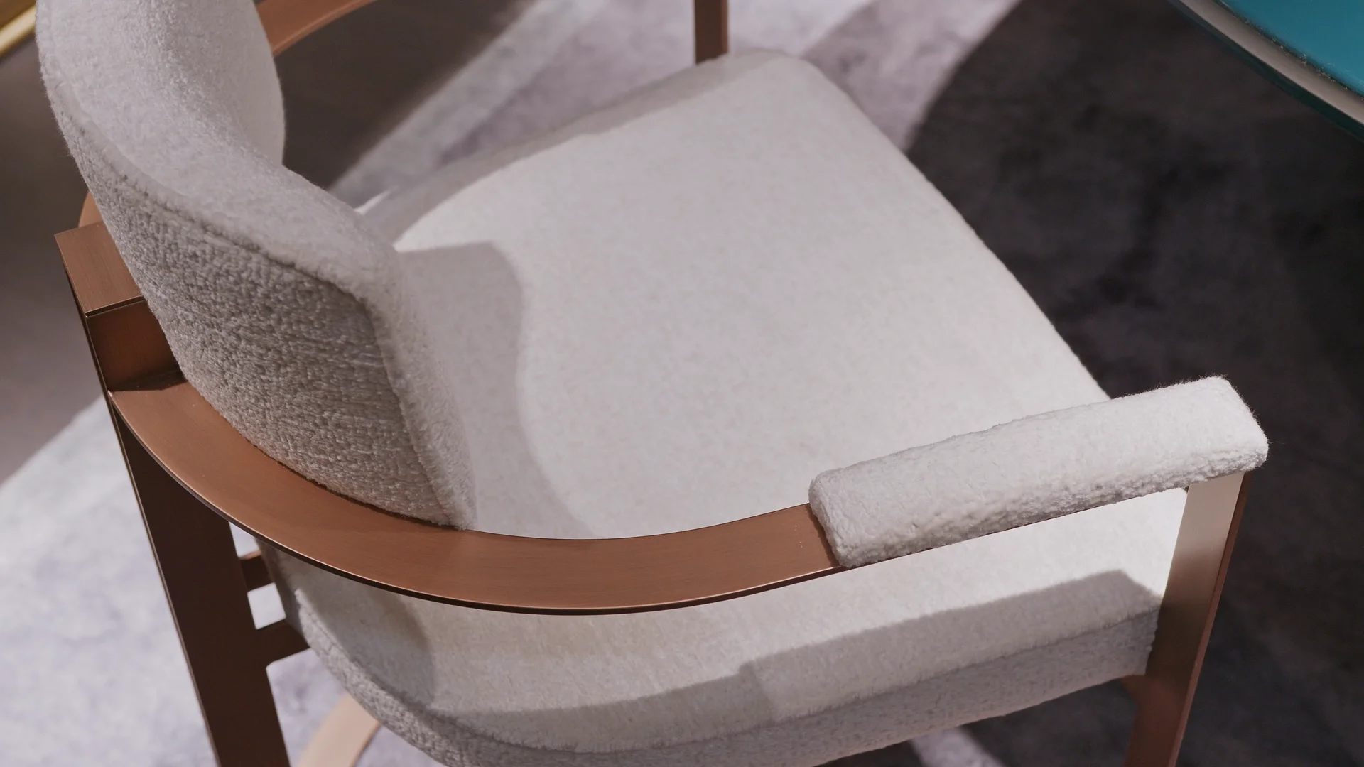 Sofas and seats - Sveva chair with horn inlays - Arcahorn