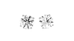 5.40 ct. t.w. Lab-Grown Diamond Stud Earrings in 14kt White Gold