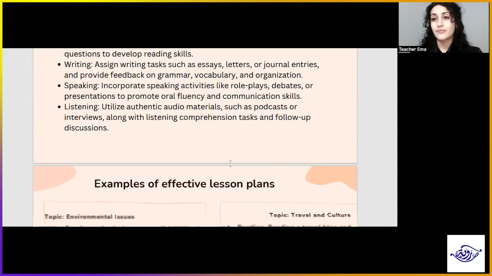 7 Examples of effective lesson plans on Vimeo