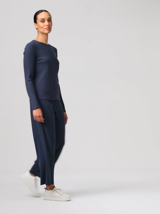 Variegated Rib Knit Crew Neck Top | EILEEN FISHER Variegated Rib Knit Crew Neck Top | EILEEN FISHER