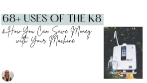 68 Uses of the K8 and How to Save Money with your machine, water funnel