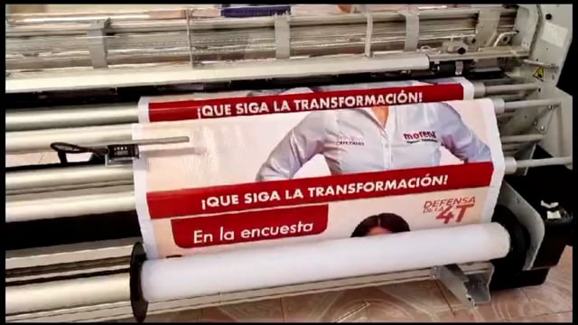 KalaXY PRO in Action - Canvas Print Production in Xalapa, Mexico