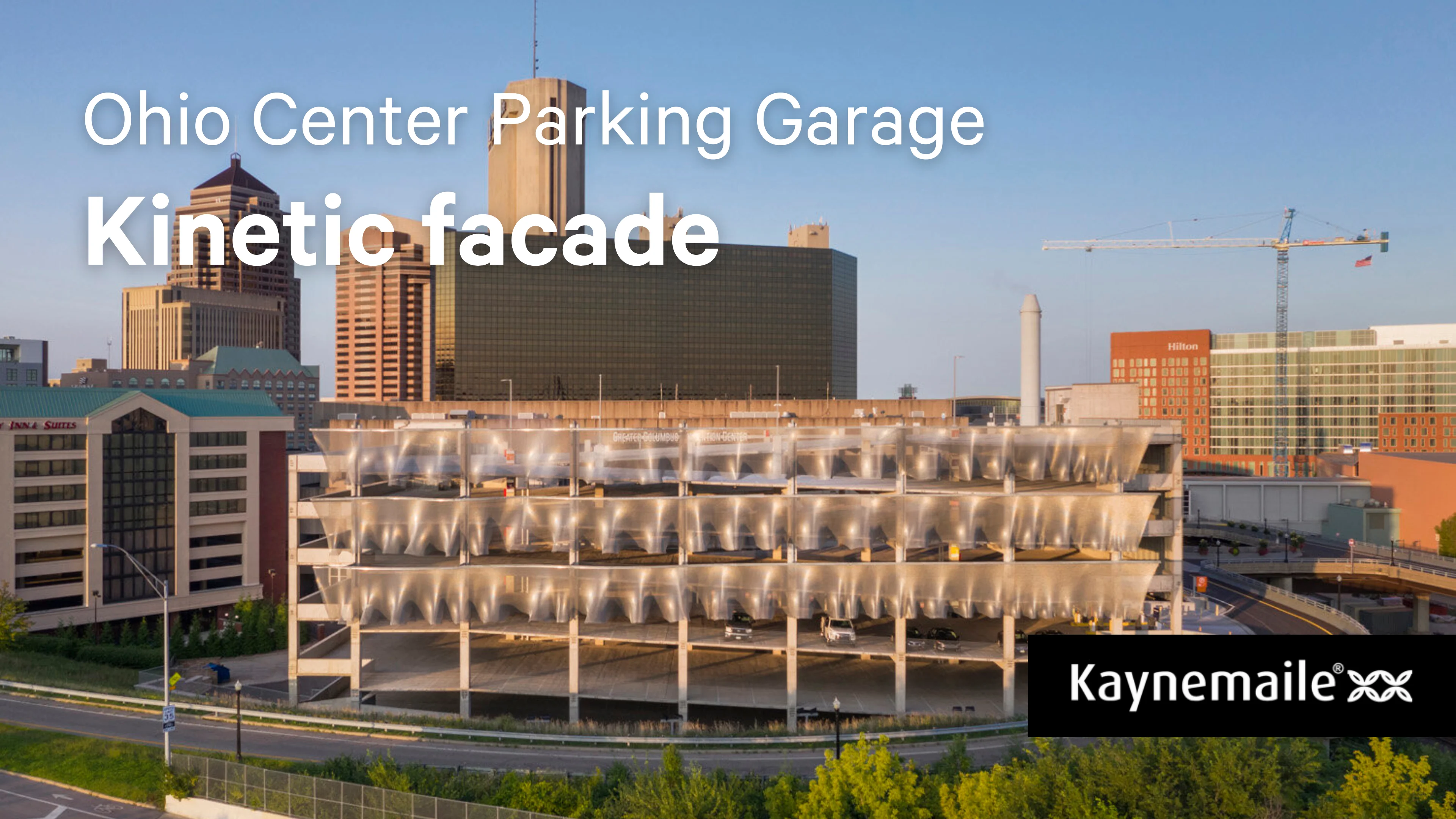 Kinetic Parking Garage Feature for The Greater Columbus Convention