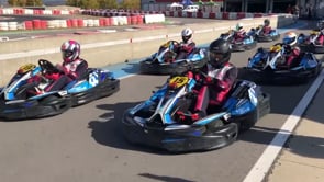 Pagès i Mañas marxen contentes de la segona prova del campionat català de karts