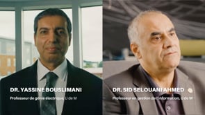 2023 InnovateNB Innovation in Academia and Research - Dr. Yassine Bouslimani and Dr. Sid Ahmed Selouani