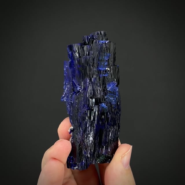 Azurite with Cerussite