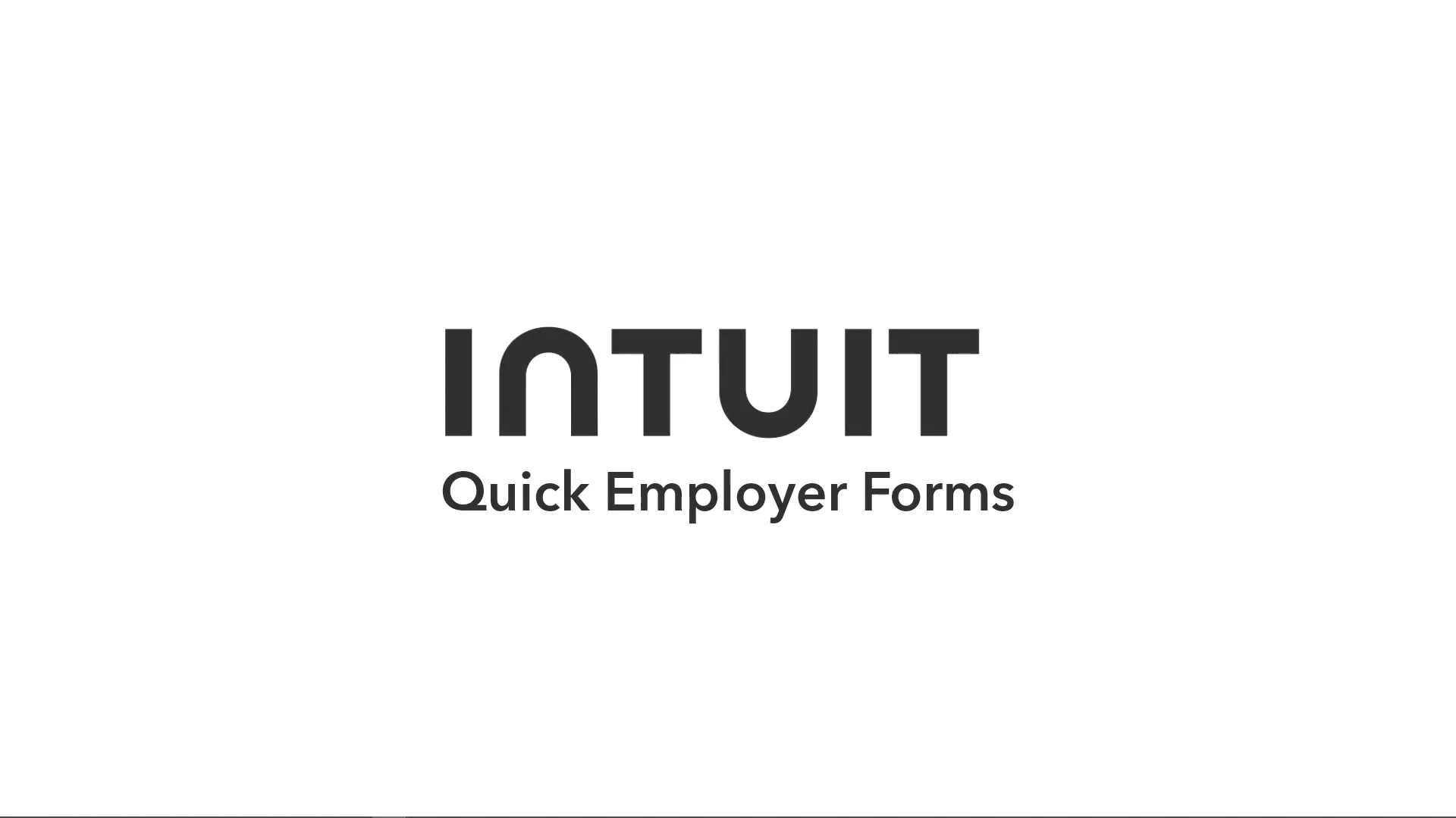 Intuit Quick Employer Forms Introduction on Vimeo