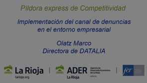 Pldora express - Implementacin del canal de denuncias en el entorno empresarial