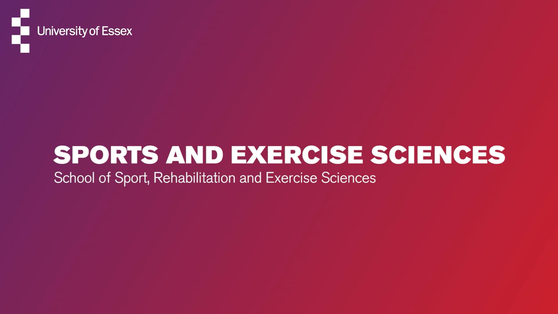 Studying Sports And Exercise Sciences At The University Of Essex