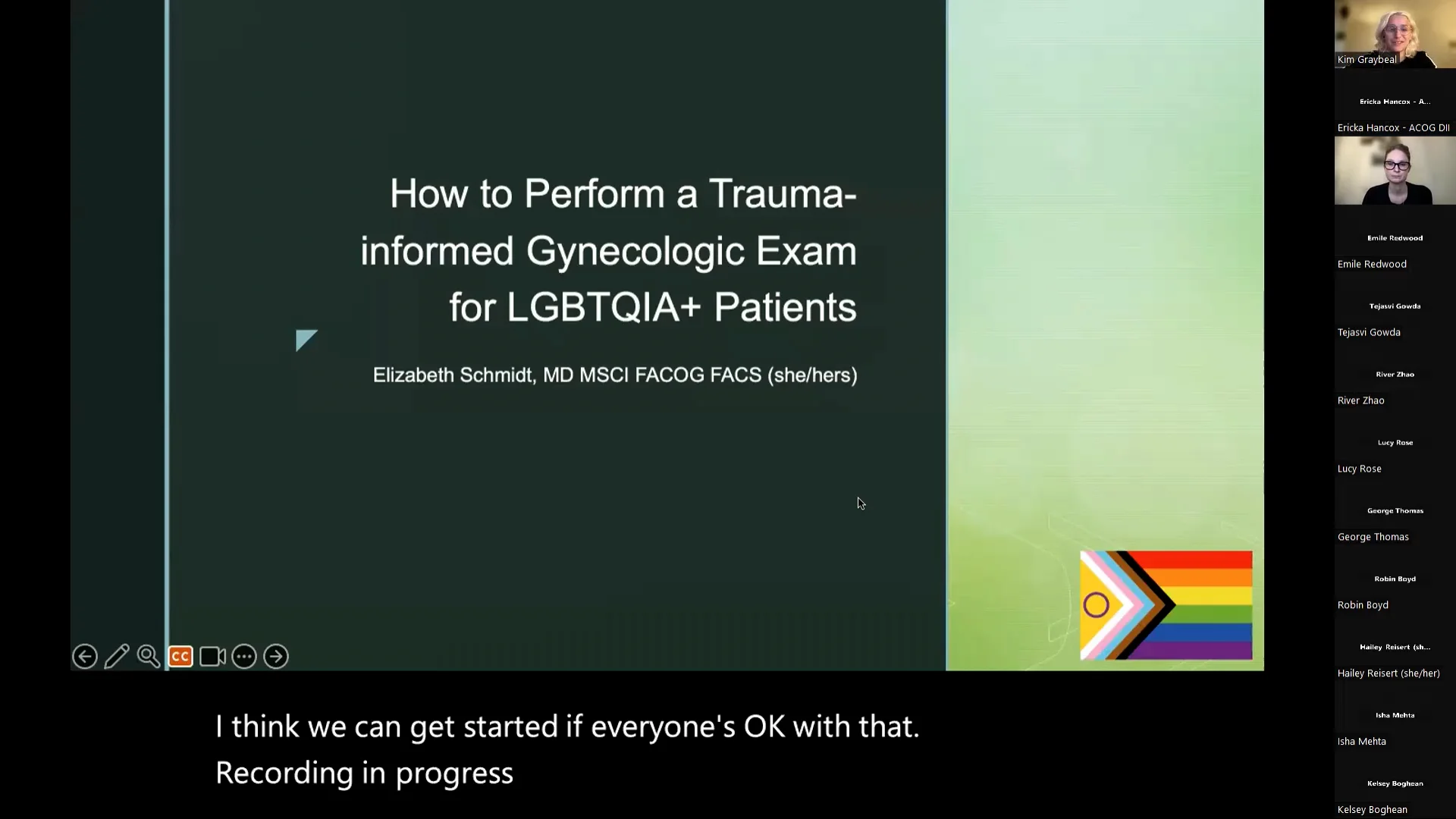 Trauma Informed GYN Exam LGBTQIA+ Patients  