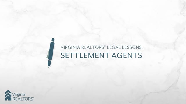 Settlement Agents – Legal Video
