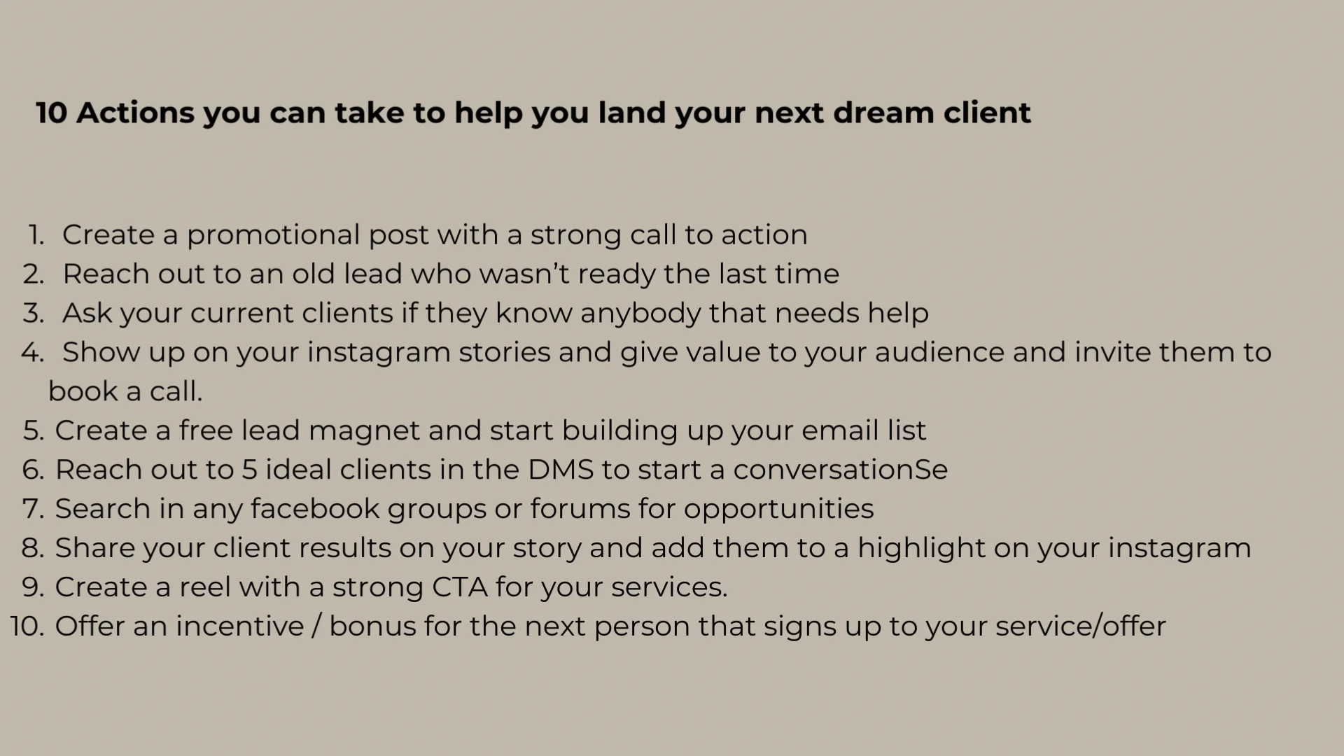 Landing your client on Vimeo