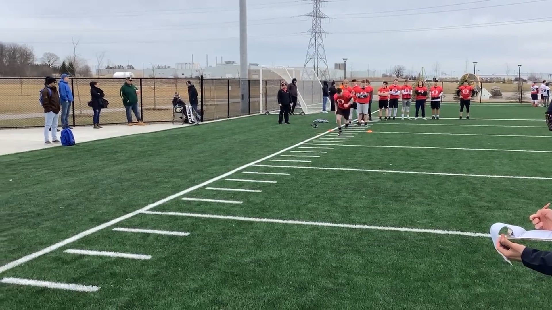 Watch liam davis's 20 Yard Dash: 3.17 seconds