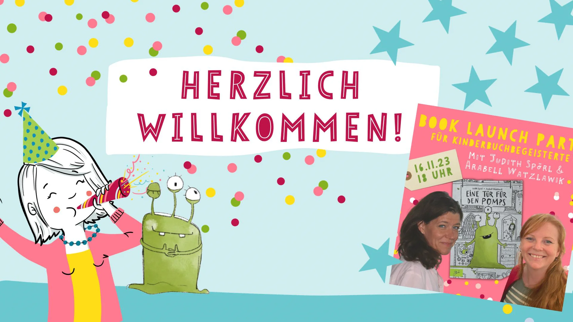 BooklaunchParty der KinderbuchManufaktur: 