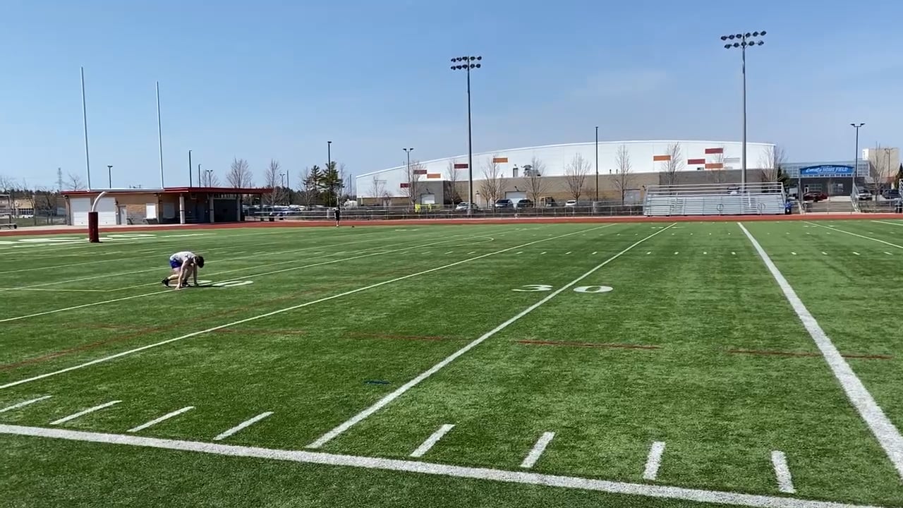 Watch PurpleShift athlete's 10 Yard Dash: 1.77 seconds