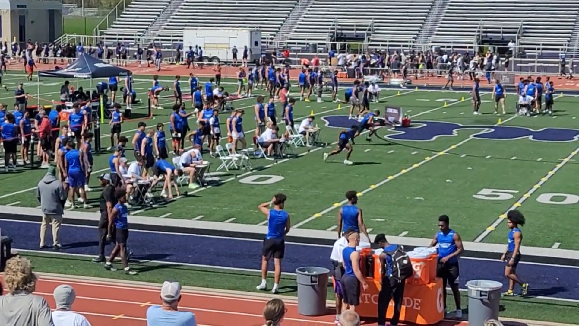 Watch danny o’malley's 20 Yard Dash: 2.9 seconds