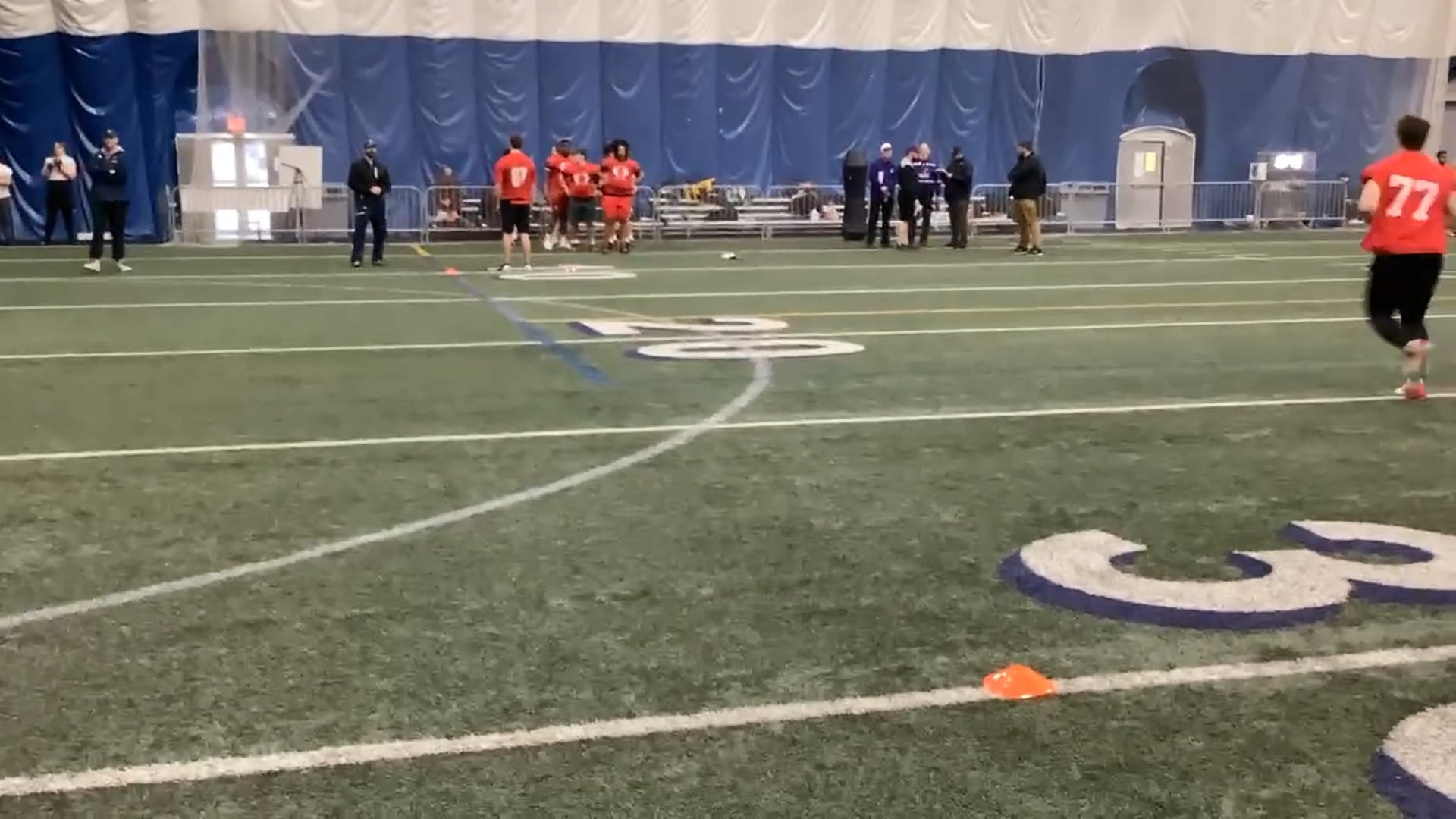 Watch evan degeer's 20 Yard Dash: 3.14 seconds