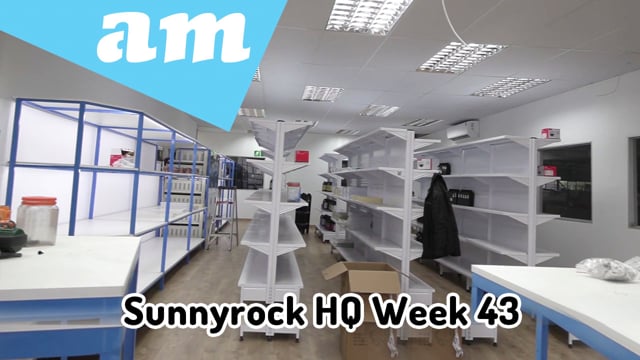 Week 43 2023 Vlog of Sunnyrock HQ, Small Accessories and Consumables Shop Ready For Business