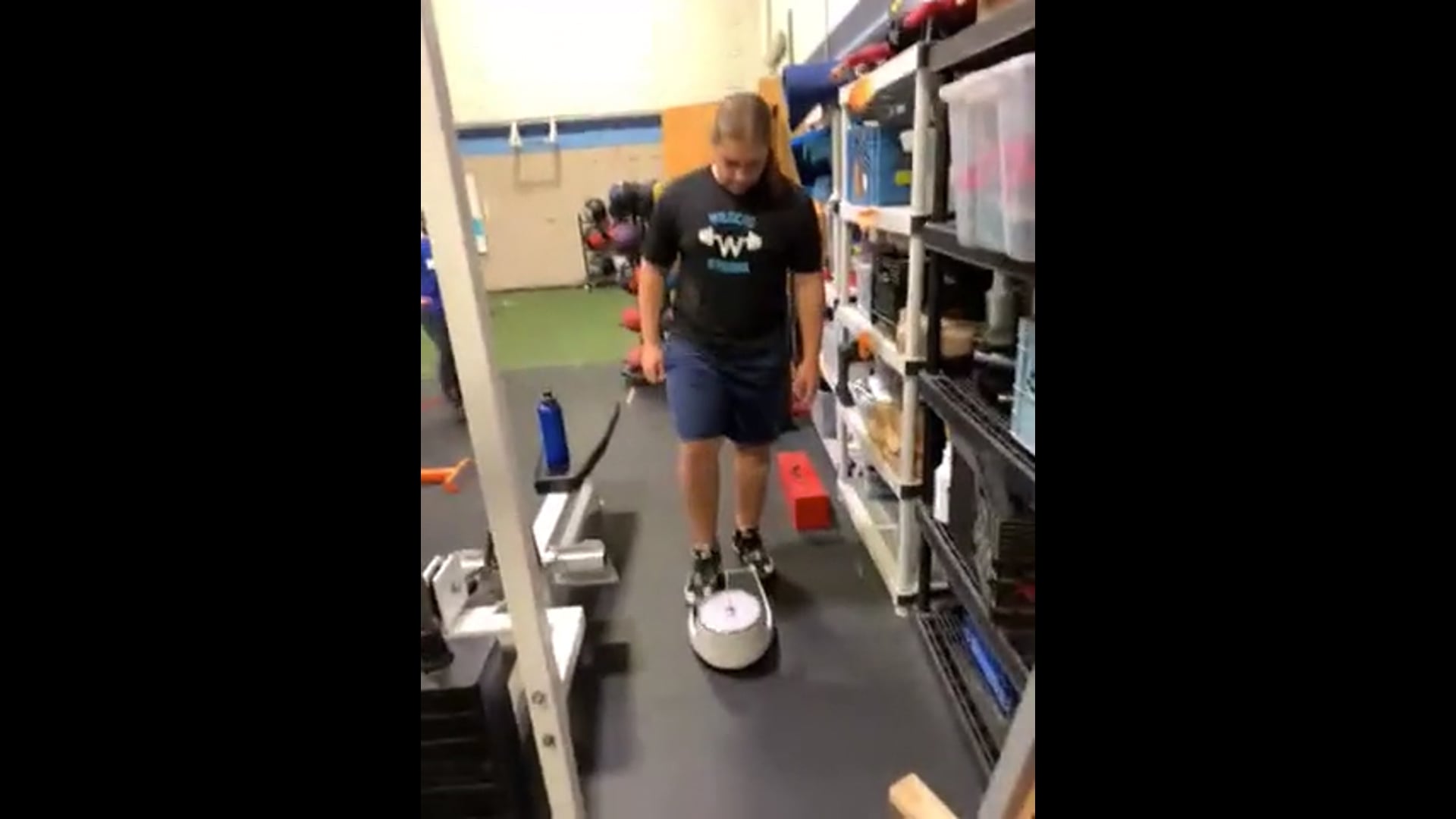 Watch adam woods's Weight: 273 pounds