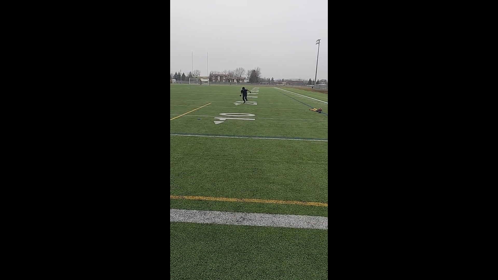 Watch taha kalami's 20 Yard Dash: 3.44 seconds