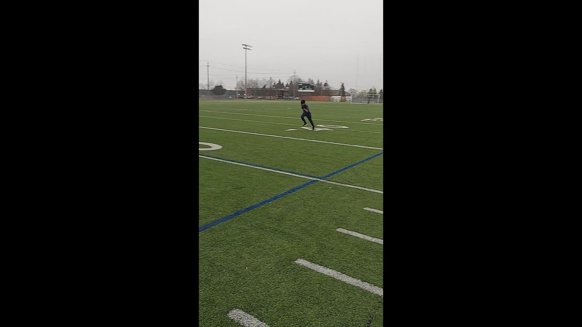 Watch taha kalami's 40 Yard Dash: 6.11 seconds
