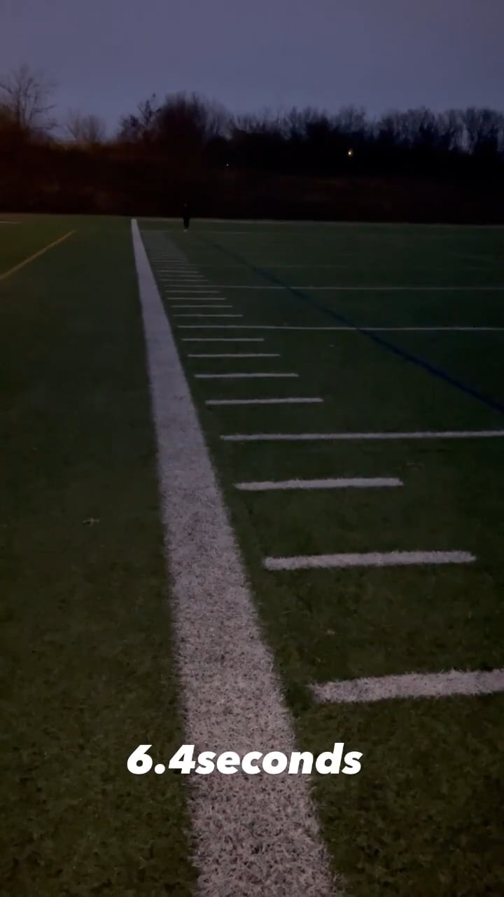 Watch shelby hubert's 30 Yard Dash: 5.61 seconds