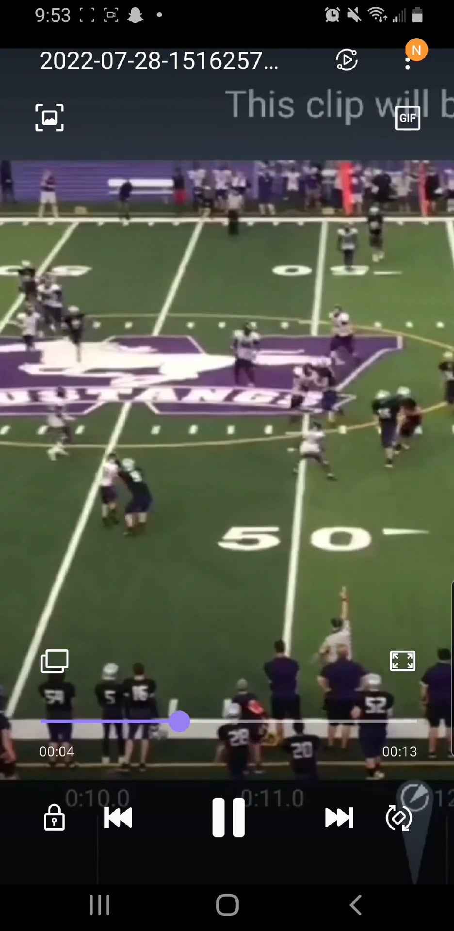 Watch lucas guthrie-williamson's offensive center film