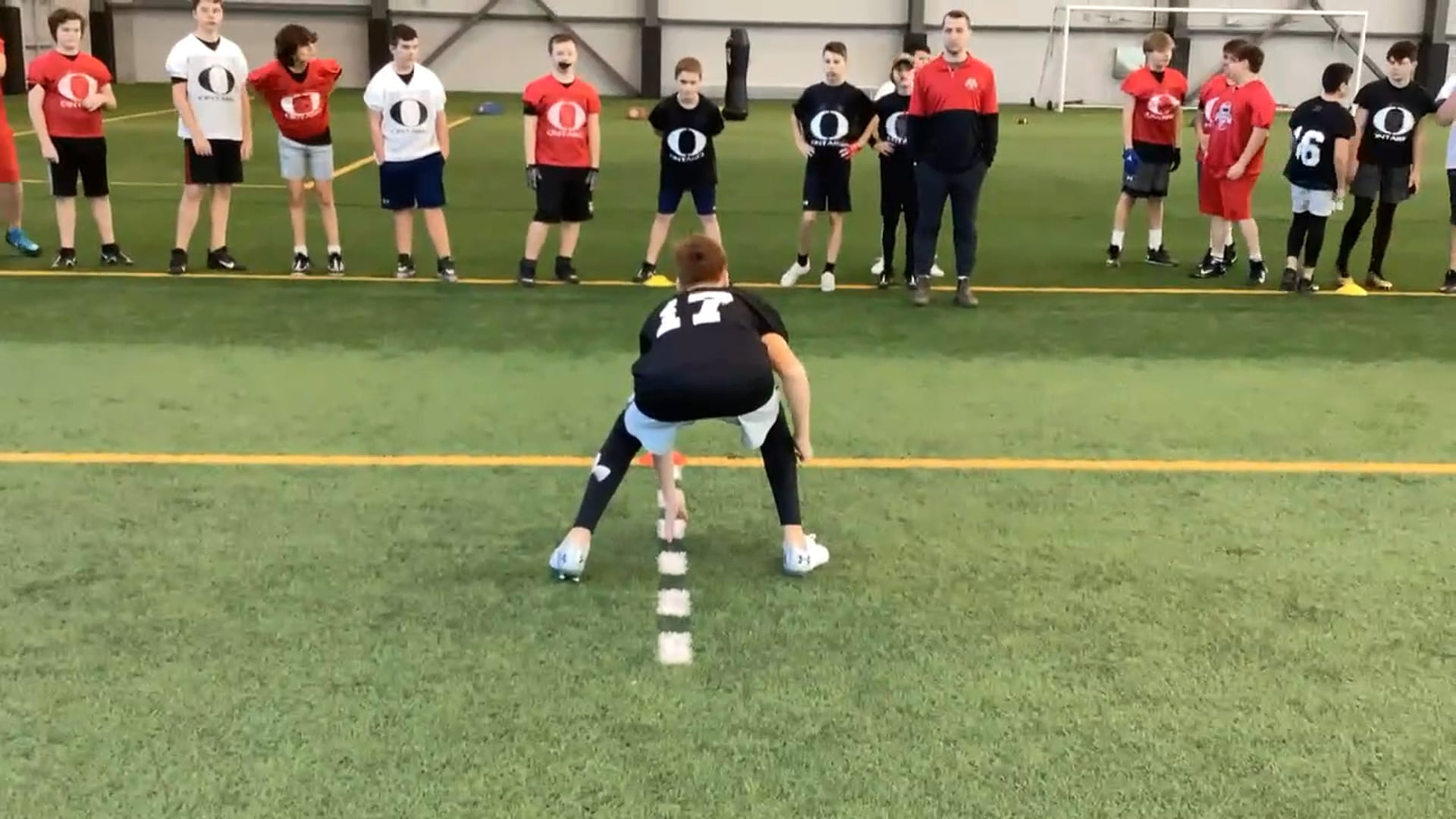 Watch chase becker's 5-10-5 Agility: 5.64 seconds